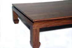 Ming Walnut Coffee Table - Free Shipping 3 small