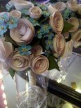 Custom Paper Flower Wedding Bridal Bouquet 5 small