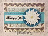 Handmade Greeting Cards "Thinking Of You" 5 small