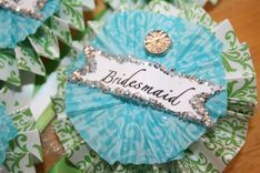 Custom Wedding Party Bridesmaids Pins 3 small