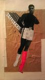 Vintage Style Collages On Brown Paper And/Or Lightweight Cardboard 3 small