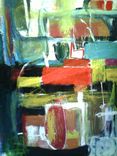 Abstract Oil And Enamal Paintings On Canvas 3 small