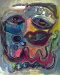 Oil And Acrylic W/ Mixed Media Paintings On Paper And Photo Paper 4 small