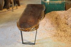 Live Edge Walnut Coffee Table Dovetail And Steel Leg System 1 small