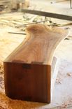 Live Edge Walnut Coffee Table Dovetailed Wrap 2 small