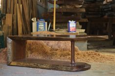Live Edge Walnut Coffee Table Dovetailed Wrap 3 small