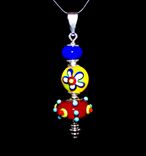 Whimsical Delightful Colorful Pendants 2 small