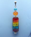 Whimsical Delightful Colorful Pendants 3 small