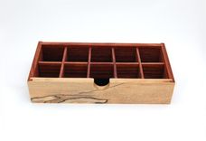 Bubinga And Spalted Maple Jewelry Box 3 small