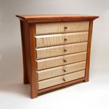 Cumaru And Tiger Maple Jewelry Box / Chest 2 small