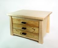 Curly And Spalted Maple Jewelry Box 1 small