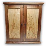 Jewelry Chest/Armoire - Walnut And Figured Maple 2 small