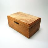 Mahogany And Birdseye Maple Keepsake / Jewelry Box 5 small
