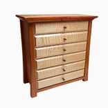 Cumaru And Tiger Maple Jewelry Box / Chest 1 small