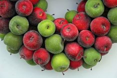 Sugared Apple Wreath 5 small