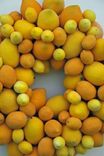 Sugared Lemon Wreath 5 small