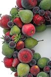 Sugared Fruit Wreath 2 small
