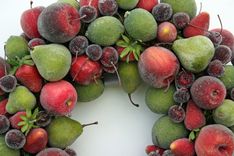 Sugared Fruit Wreath 4 small