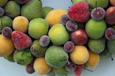 Sugared Fruit Wreath 3 small