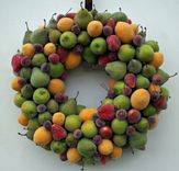 Sugared Fruit Wreath 6 small