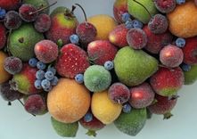 Sugared Fruit Wreath 3 small