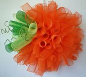 Mesh Pumpkin Wreath 5 small