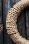 Jute And Leather Wreath 4 small