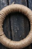 Jute And Leather Wreath 5 small