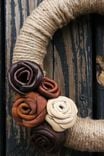 Leather And Jute Wreath 4 small