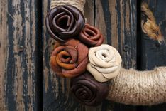 Leather And Jute Wreath 5 small