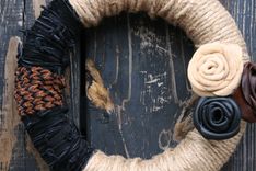 Leather And Jute Wreath 1 small