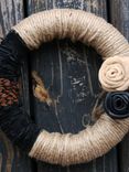 Leather And Jute Wreath 2 small