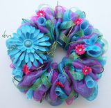 Summer Mesh Wreath 1 small