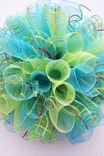 Summer Spiral Mesh Wreath 3 small