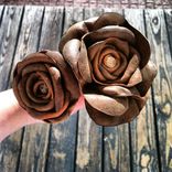 Custom Leather Flowers 1 small