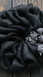 Black Faux Burlap Wreaths For Double Doors 2 small