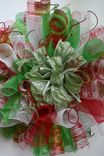 Christmas Spiral Mesh Wreath 1 small