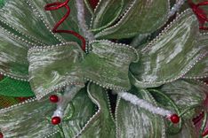 Christmas Spiral Mesh Wreath 3 small