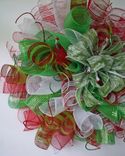 Christmas Spiral Mesh Wreath 4 small