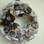 Paper Rose Wreath 2 small