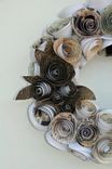 Paper Rose Wreath 5 small