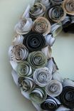 Paper Rose Wreath 4 small