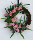 Pink Spring Wreath 3 small