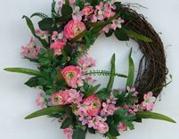 Pink Spring Wreath 5 small