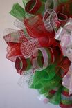 Spiral Mesh Christmas Wreath 3 small