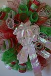 Spiral Mesh Christmas Wreath 4 small