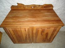 Apple Wood Cabinet With Butcher Block Top 1 small