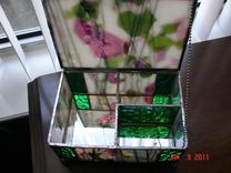 Stained Glass Jewelry Box With Dividers 3 small
