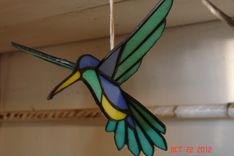 Stained Glass 3d Flying Birds 6 small