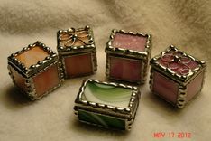 Stained Glass Mini Ring Boxes In 1 X 1 X 1 1 small